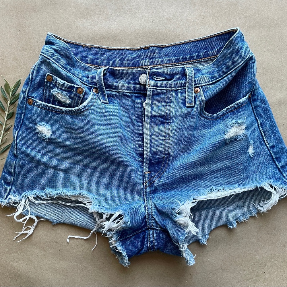 Levi’s Blue Denim Women's Shorts